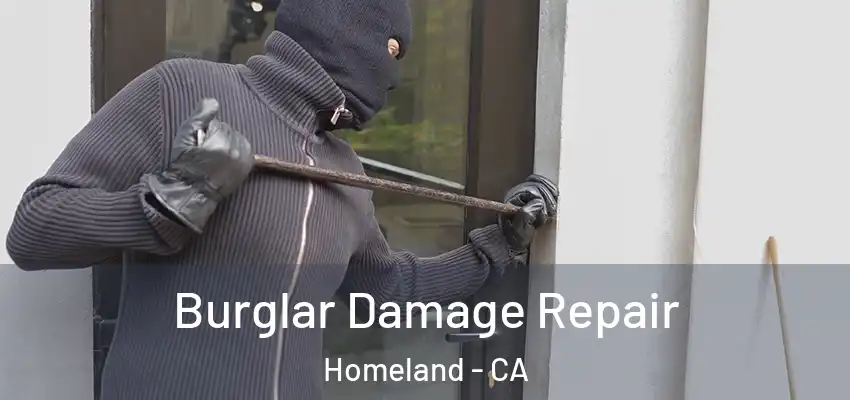Burglar Damage Repair Homeland - CA