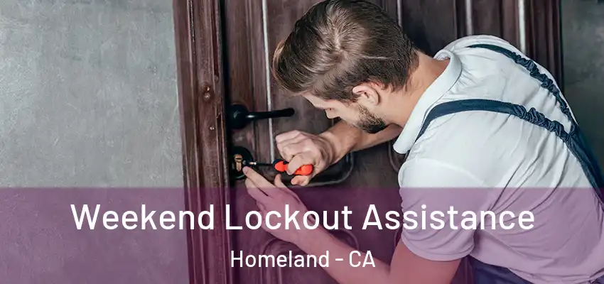  Weekend Lockout Assistance Homeland - CA